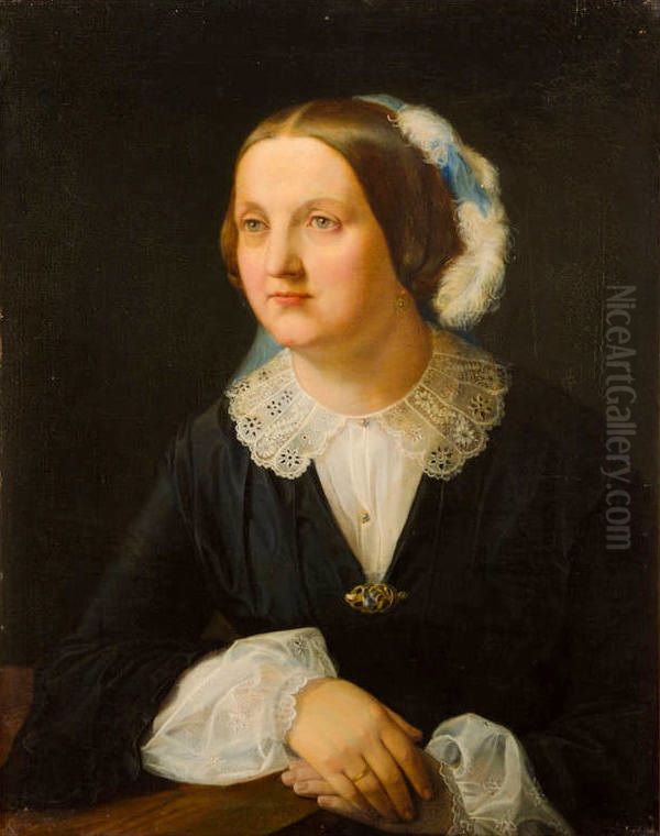Paulina Giebultowska Oil Painting by Jan Matejko