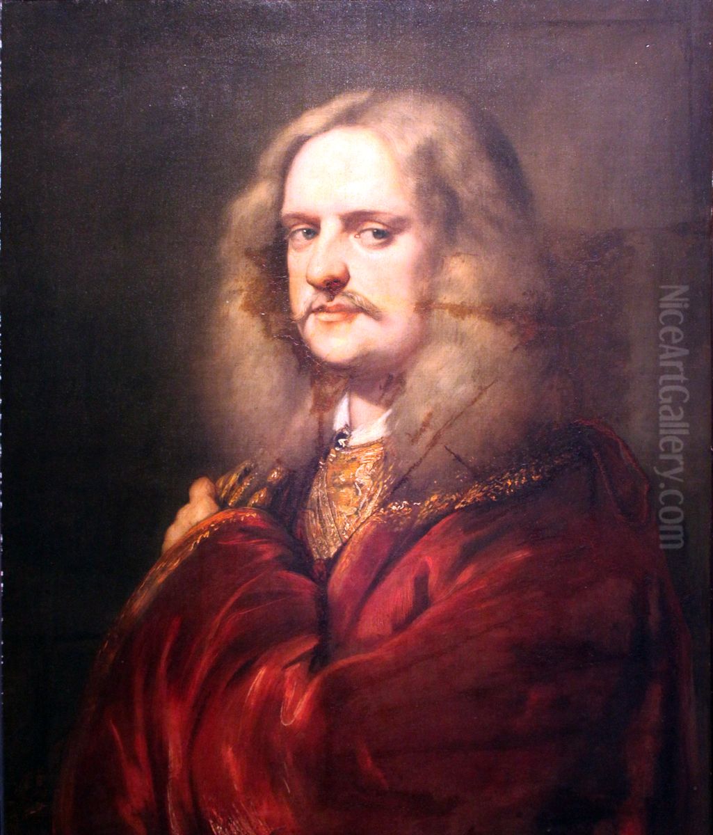 Portrait of an unknown Oil Painting by Jurgen Ovens