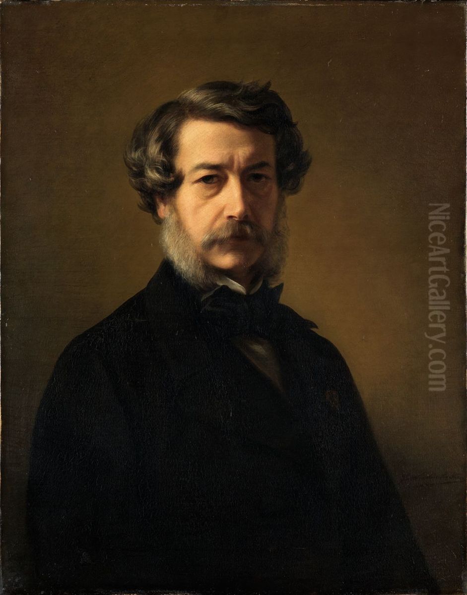 Self-portrait Oil Painting by Franz Xavier Winterhalter