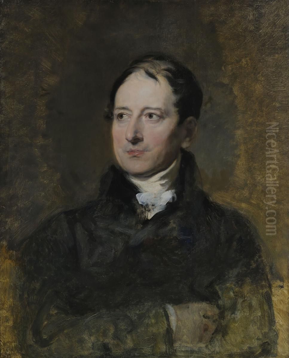 Francois, baron Gerard, painter (1770-1837) Oil Painting by Thomas Lawrence