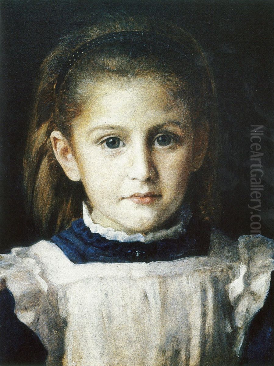 Signe Alette Arbo Oil Painting by Peter Nicolai Arbo