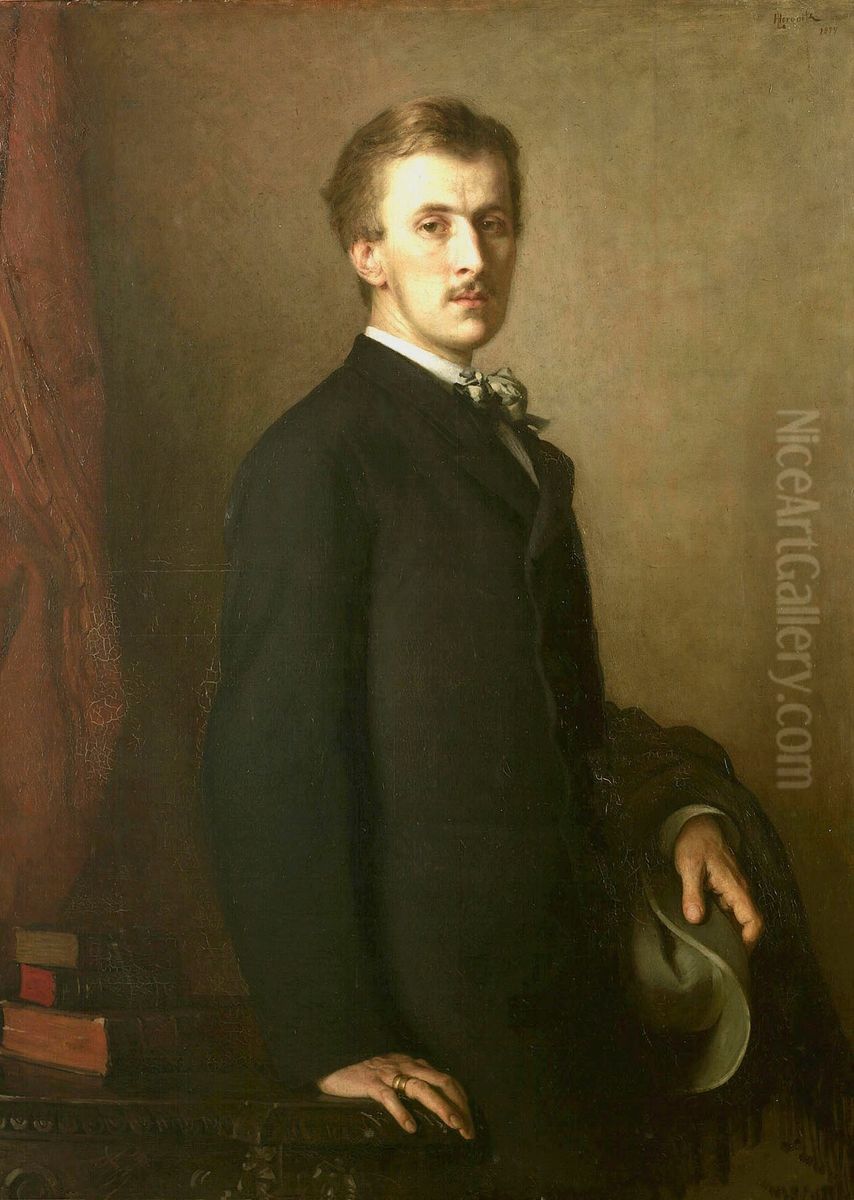 Portrait of Konstanty Zamoyski Oil Painting by Leopold Horovitz