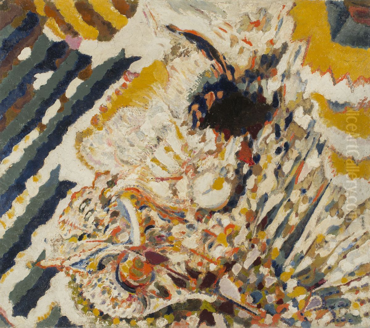 Expression of Colour and Movement Oil Painting by Jules Schmalzigaug