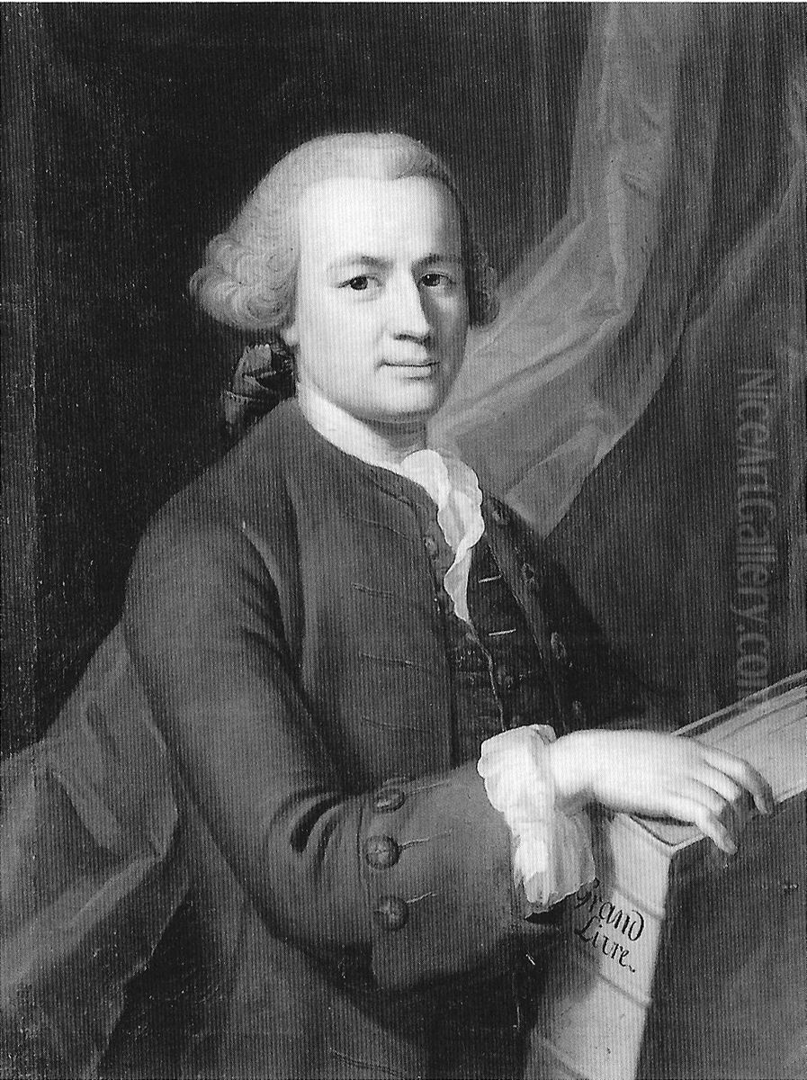 Bildnis Samuel Brunner (1731-1818), Tuchherr, Landvogt zu Wimmis. Oil Painting by Jakob Emanuel Handmann