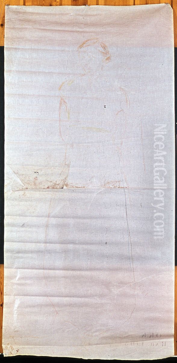 Henriette Olsen Oil Painting by Edvard Munch