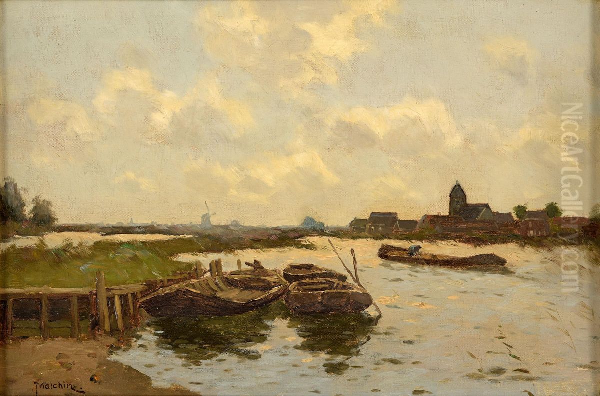 Approaching weather Oil Painting by Carl Malchin