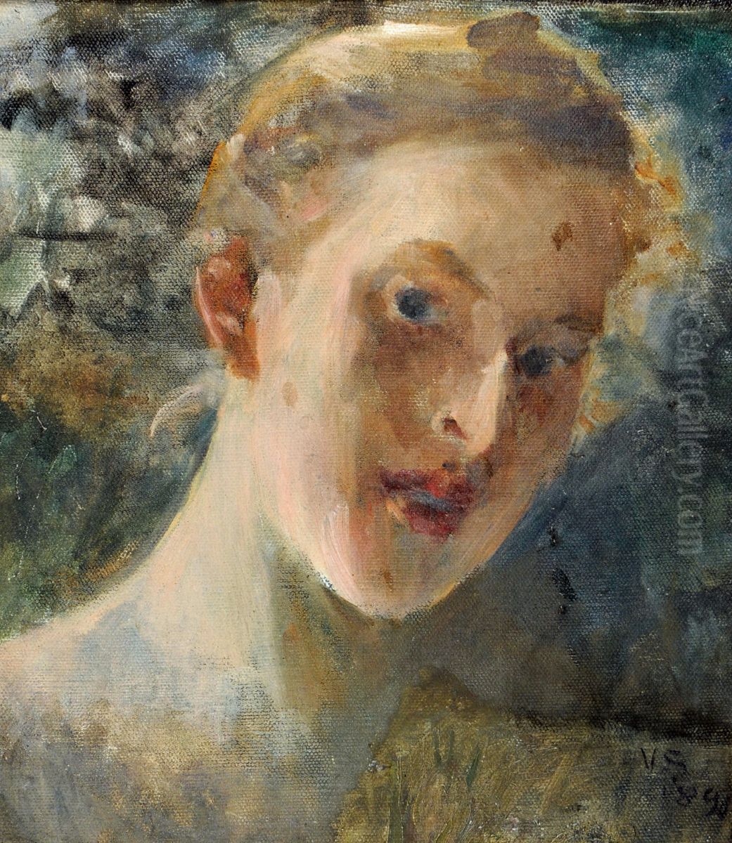 Omakuva Oil Painting by Venny Soldan-Brofeldt