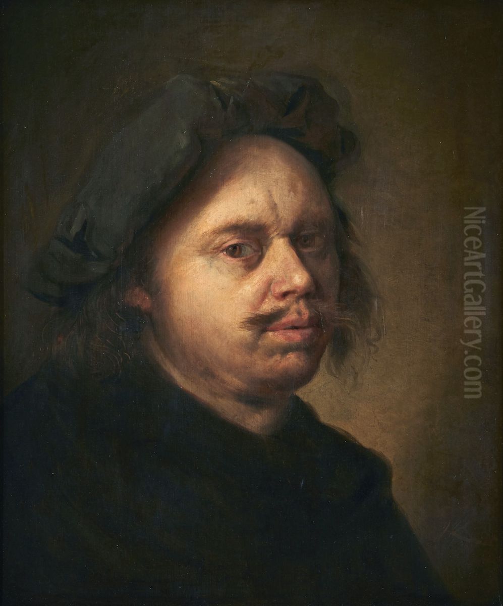 Self-portrait Oil Painting by Egbert Van Heemskerck