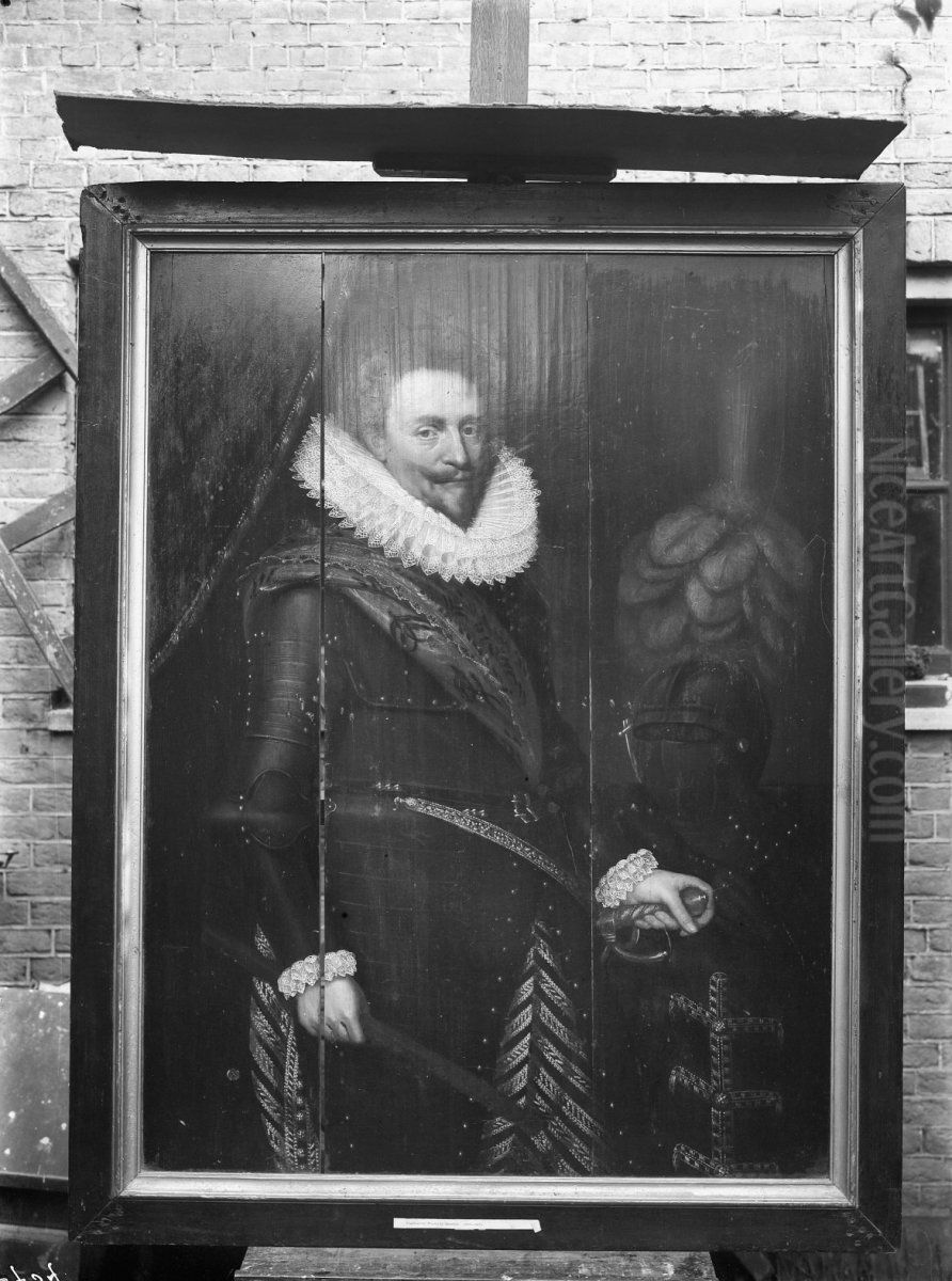 Portrait of Frederik Hendrik van Oranje-Nassau (1584-1647) Oil Painting by Michiel Jansz. van Mierevelt