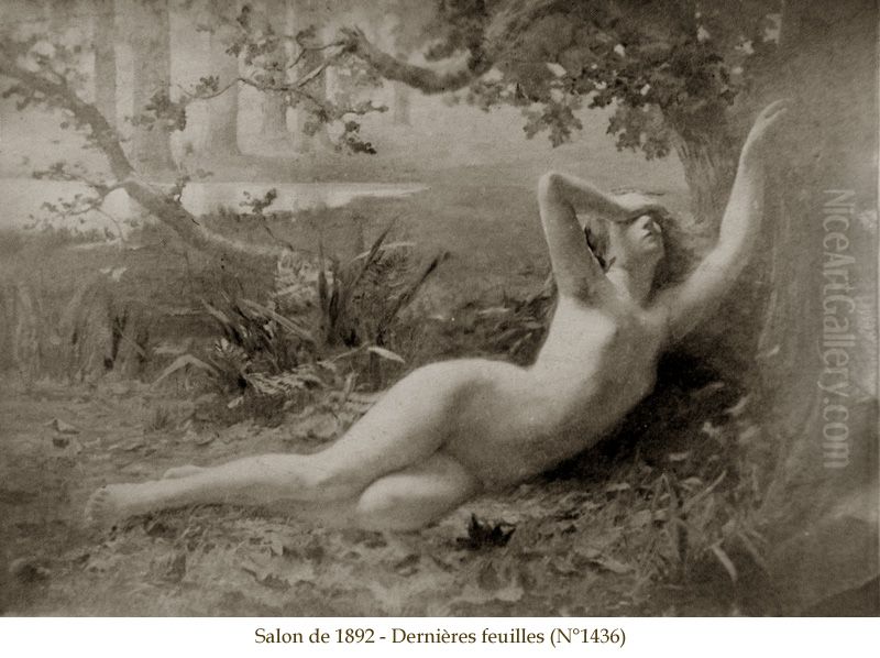 Dernieres feuilles Oil Painting by Marcel Rieder