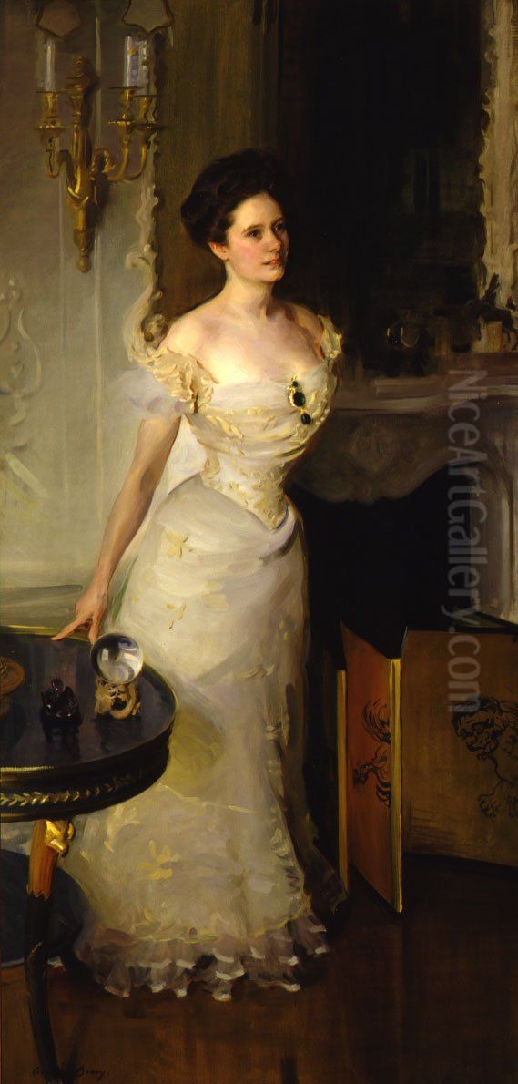 Mrs. Larz Anderson Oil Painting by Cecilia Beaux