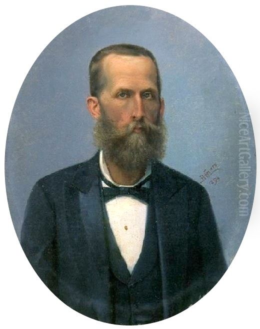 Portrait of Francisco Mariano Correa de Moraes Oil Painting by Benedito Calixto