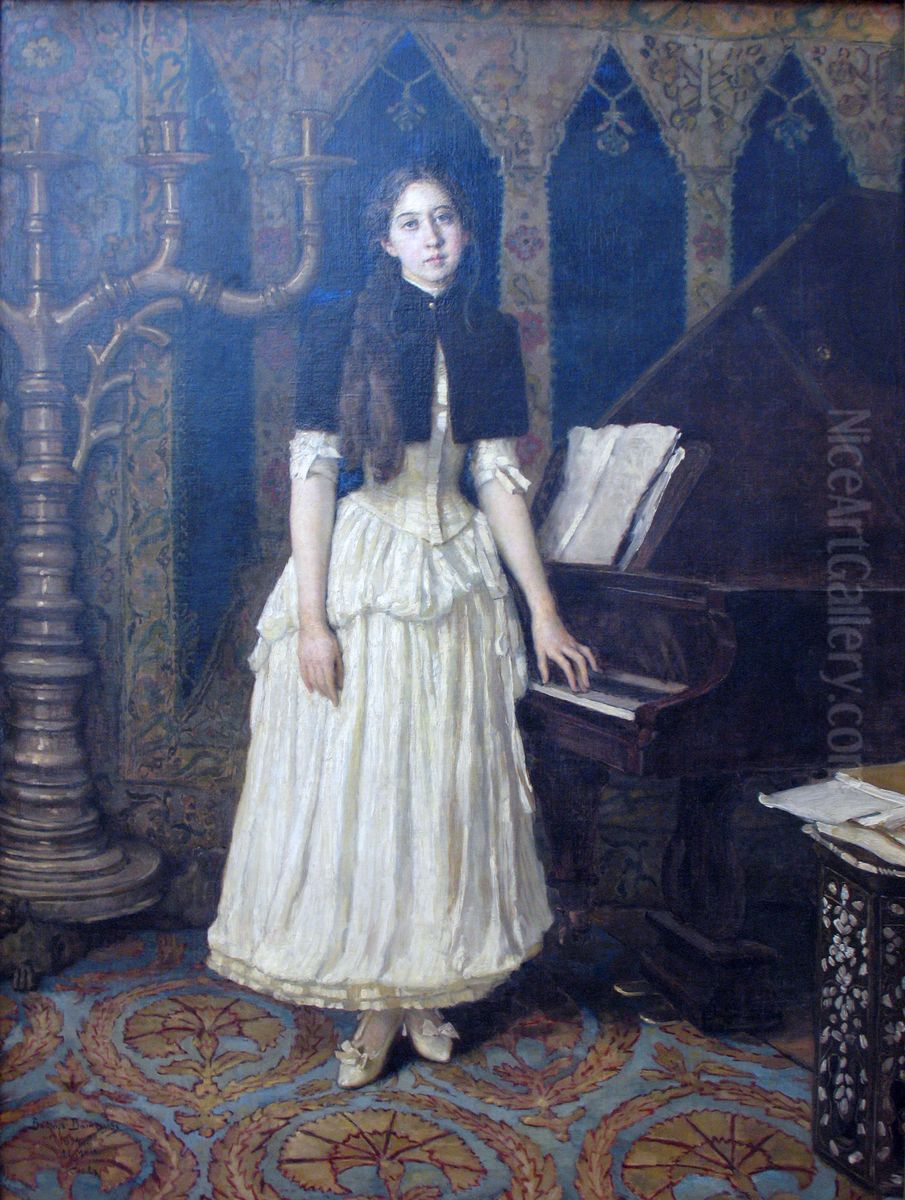 Portrait von E.A. Prakhova Oil Painting by Viktor Vasnetsov