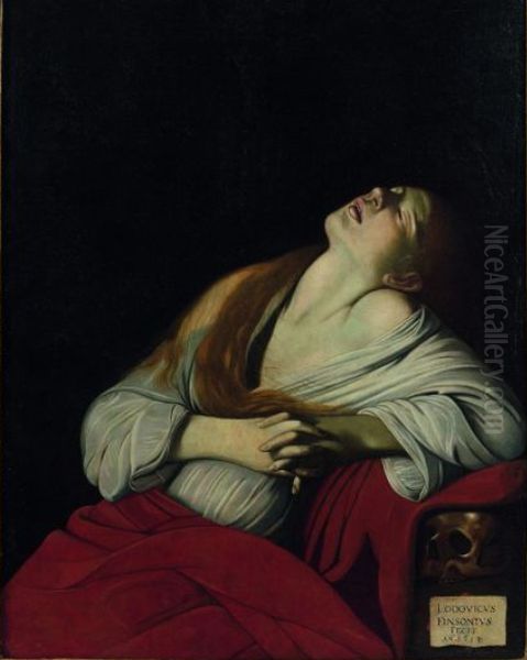 Mary Magdalen in extasy Oil Painting by Louis Finson