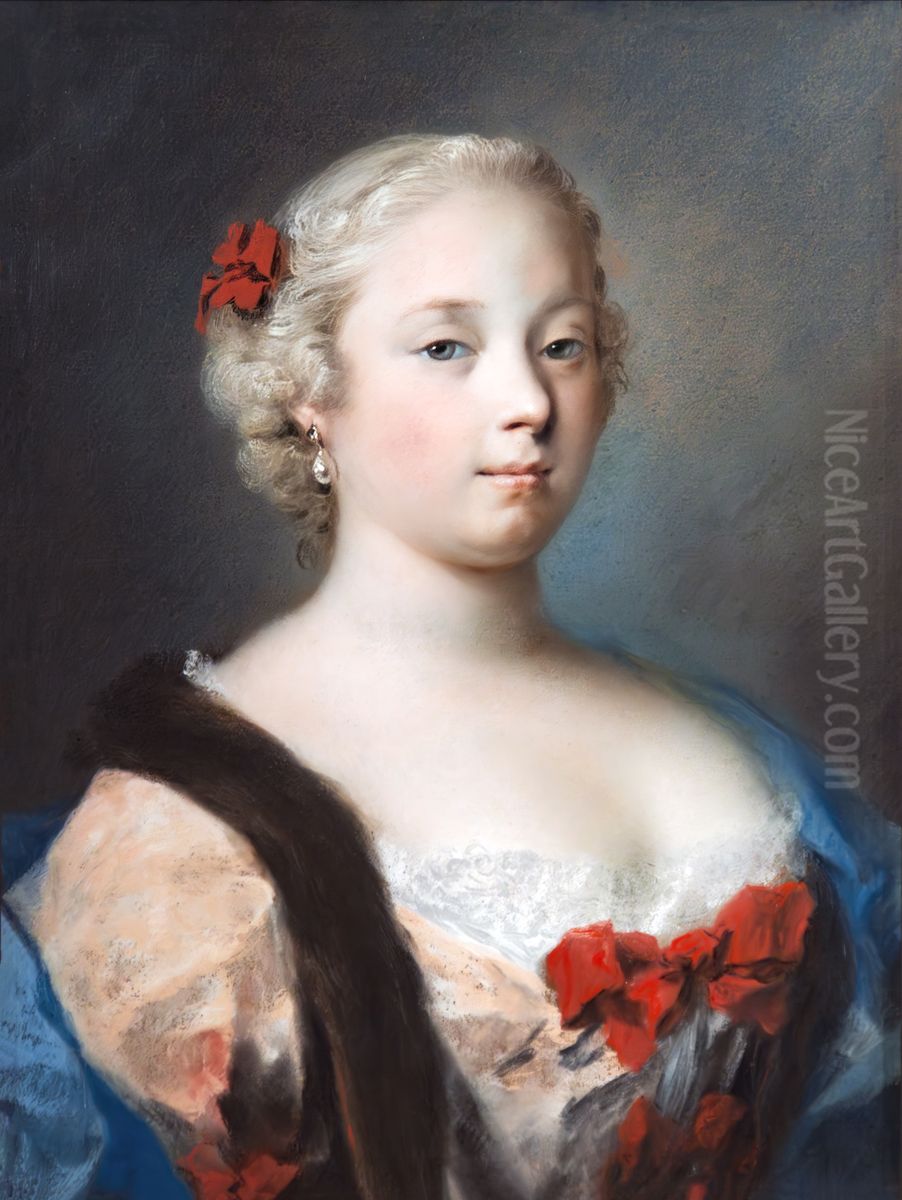 Portait of young woman Oil Painting by Rosalba Carriera