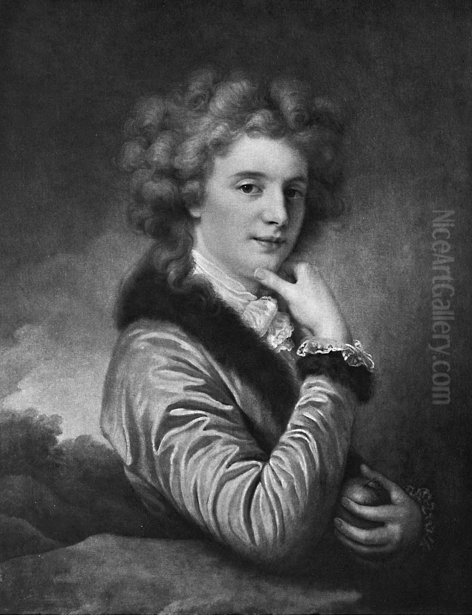 Countess Sophie Konstantinowna Potocki Oil Painting by Johann Baptist von Lampi the Elder