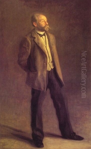 Portrait of John McLure Hamilton (1853- 1936) Oil Painting by Thomas Cowperthwait Eakins
