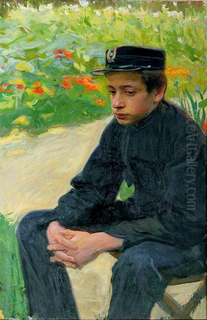 Student Oil Painting by Wojciech Weiss