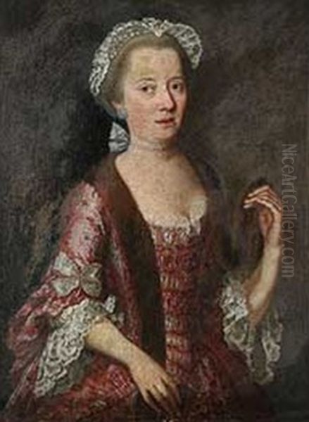 Portraits eines noblen Herrn und einer noblen Dame Oil Painting by Unidentified painter