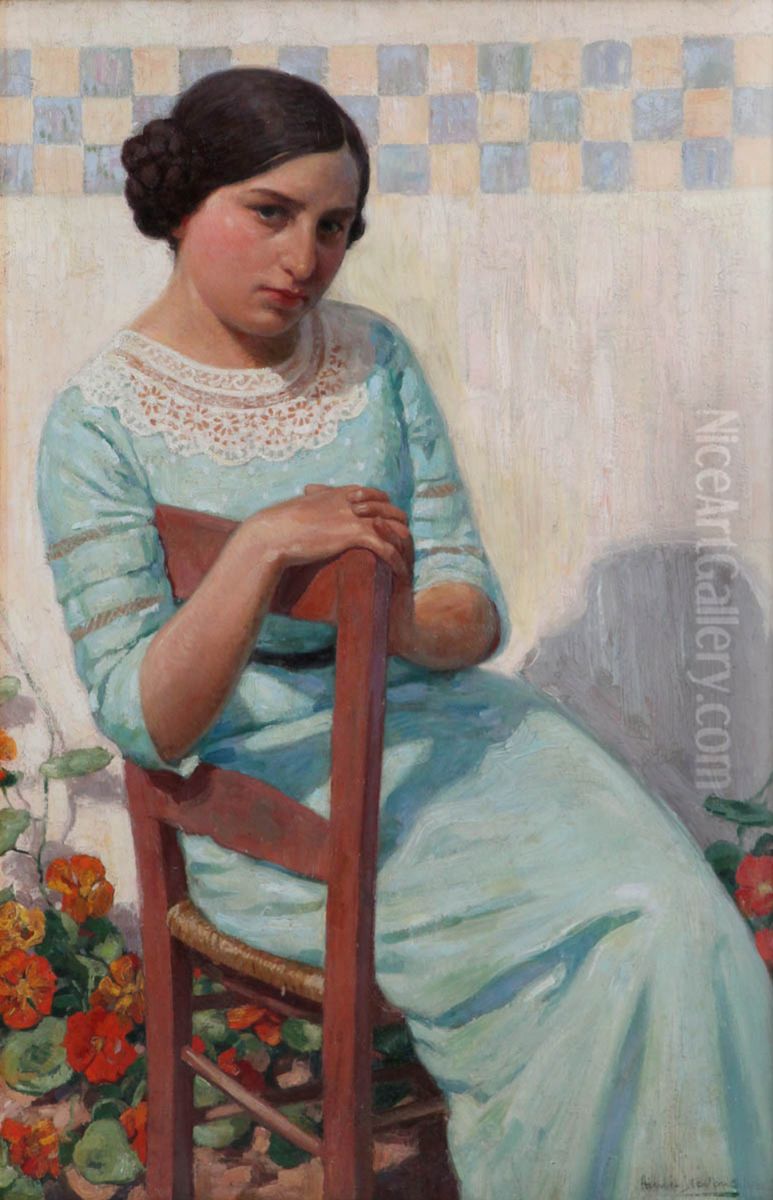 Tired model Oil Painting by Aime Stevens