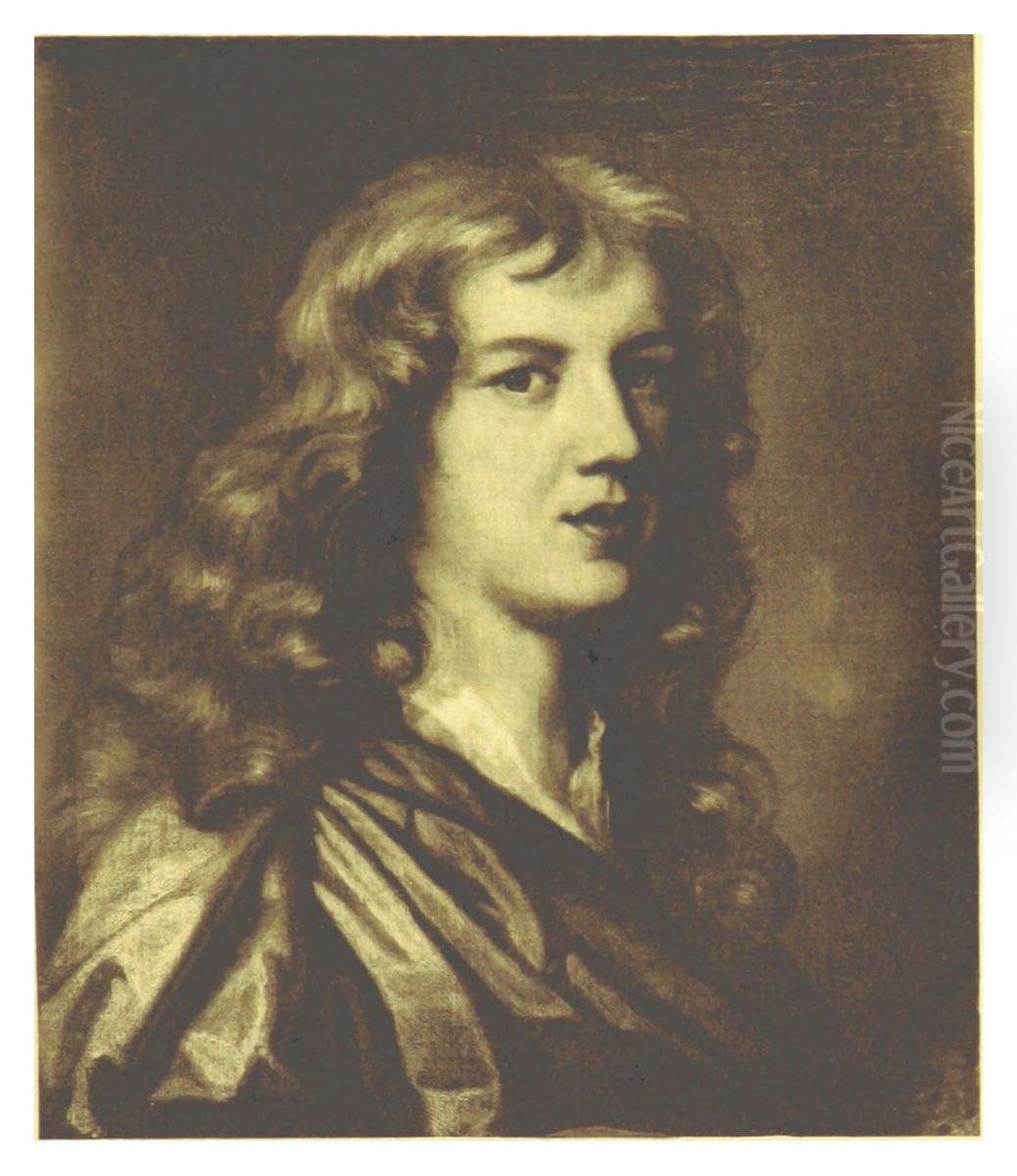 ABRAHAM COWLEY Oil Painting by Mary Beale