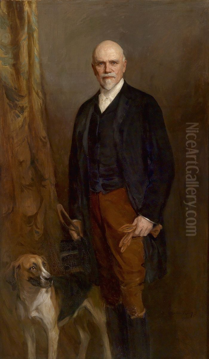Portrait of Heinrich Larisch-Moennich Oil Painting by Philip de Laszlo