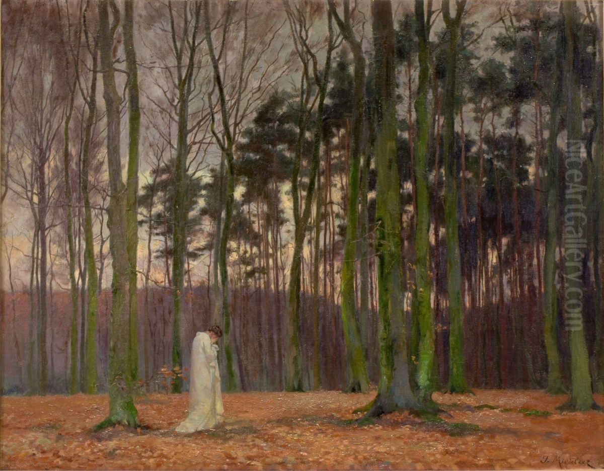 Melancholy Oil Painting by Joseph Middeleer