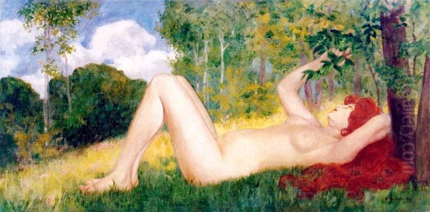 Laura Oil Painting by Samuel Hirszenberg