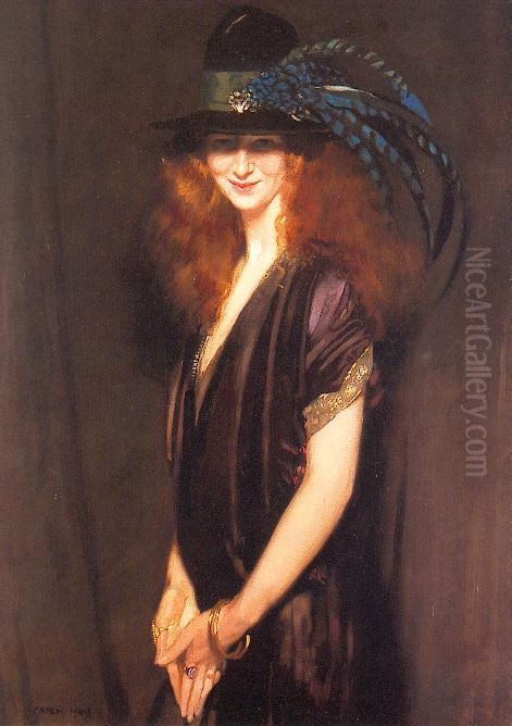 Bridgit - a picture of Miss Elvery (Beatrice Elvery) Oil Painting by William Orpen
