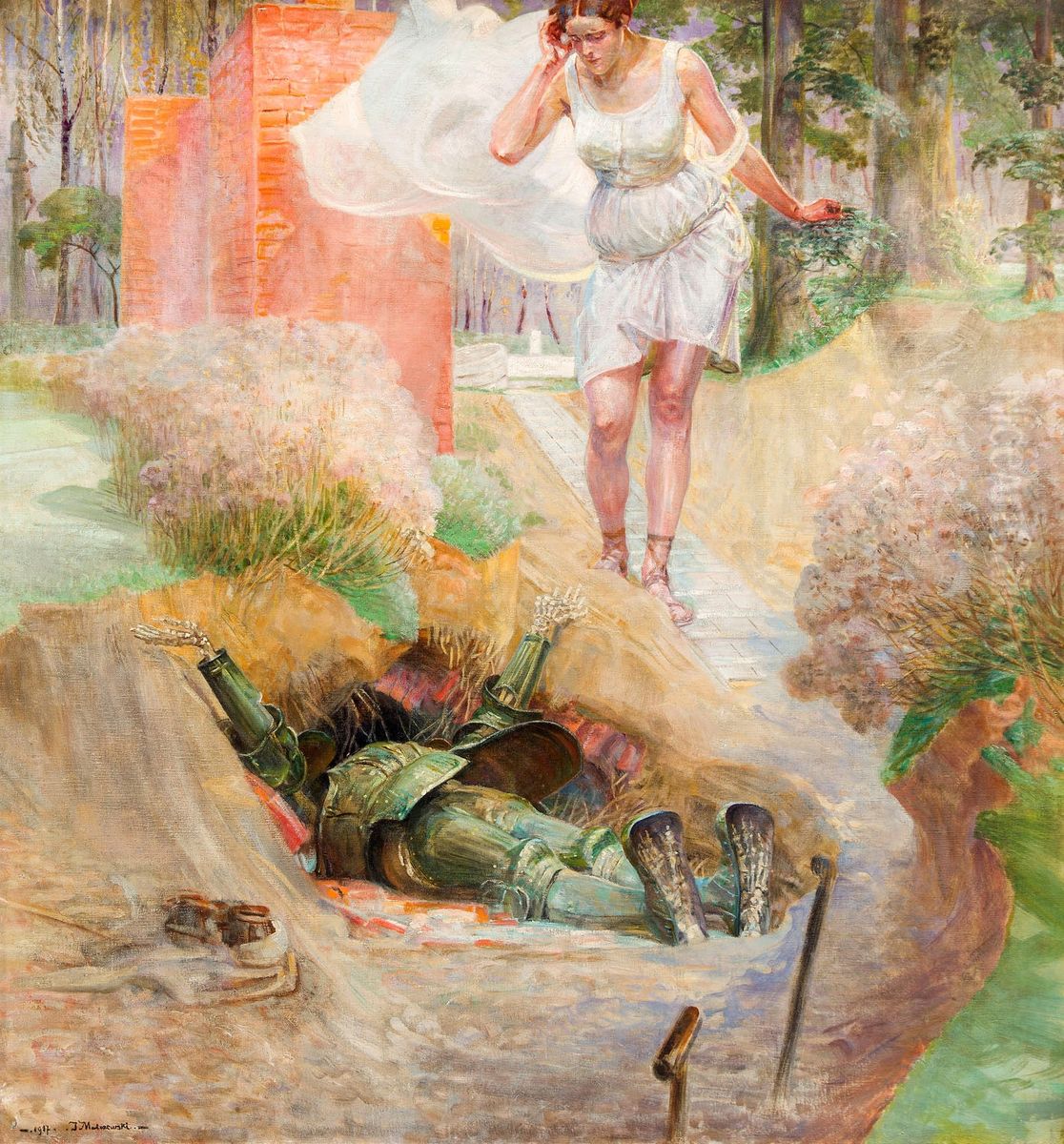 Ad Astra Oil Painting by Jacek Malczewski