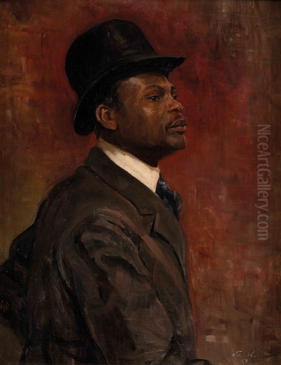 The Dandy Oil Painting by Emile Charles Wauters