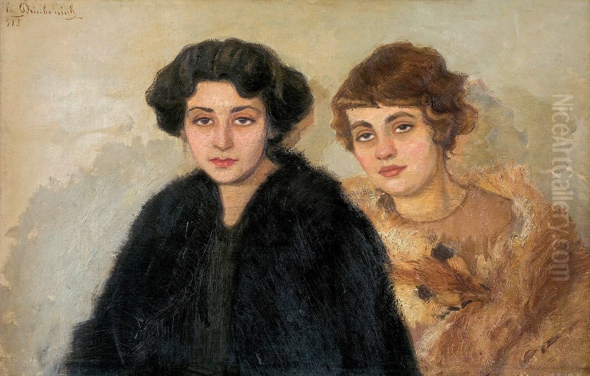 Przyjaciolki Oil Painting by unknown