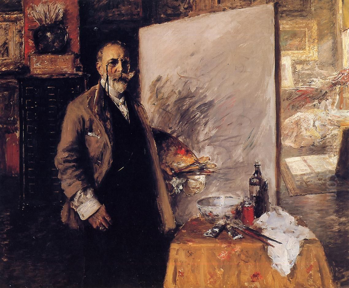 Self-portrait Oil Painting by William Merritt Chase