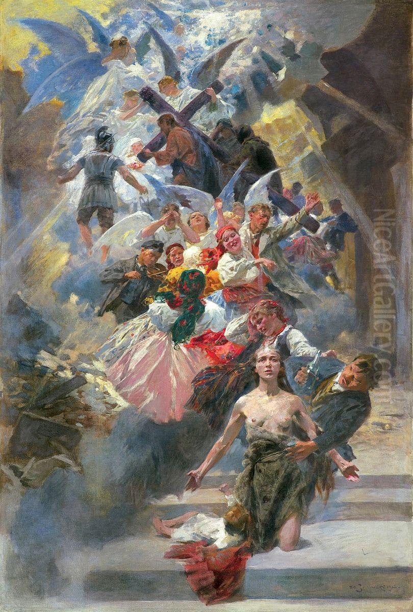 Alegoria. Polska Oil Painting by unknown