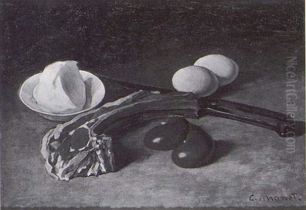 The Cutlett Oil Painting by Claude Oscar Monet