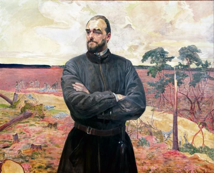 Portret Zdzislawa Tarnowskiego Oil Painting by Jacek Malczewski