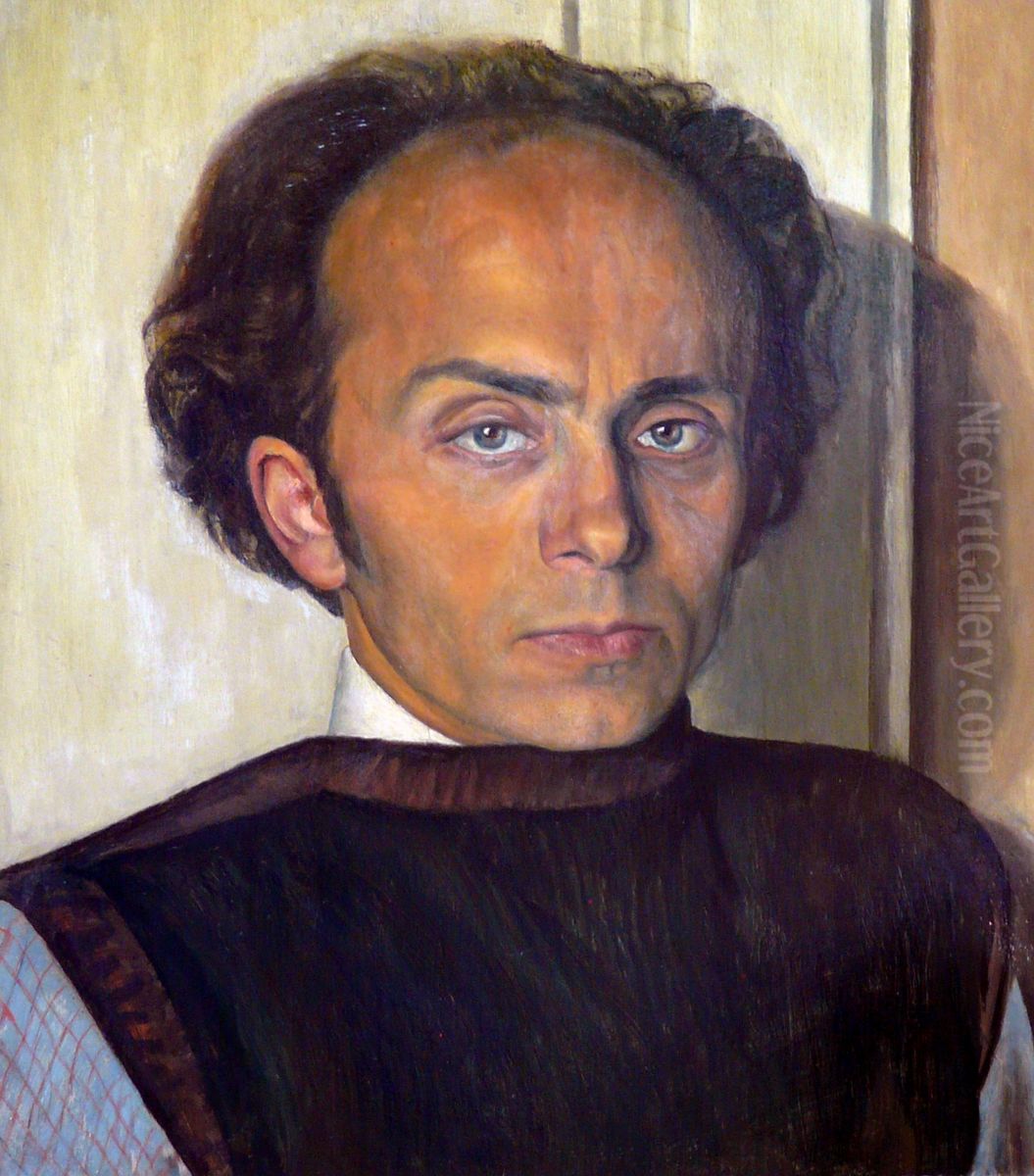Self-portrait Oil Painting by Giovanni Acci