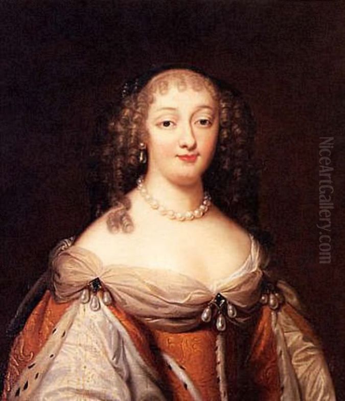 Anna Gonzaga, Pfalzgrafin bei Rhein Oil Painting by Henri Beaubrun the younger