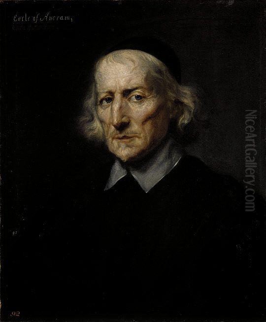 Robert Carr, 1st Earl of Ancram(c. 1578-1654) Oil Painting by Jan Lievens