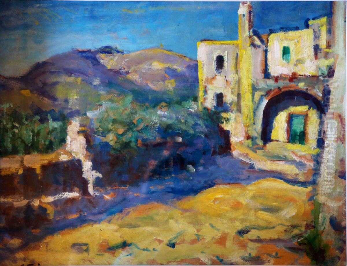 Case saracene Oil Painting by Giuseppe Testi