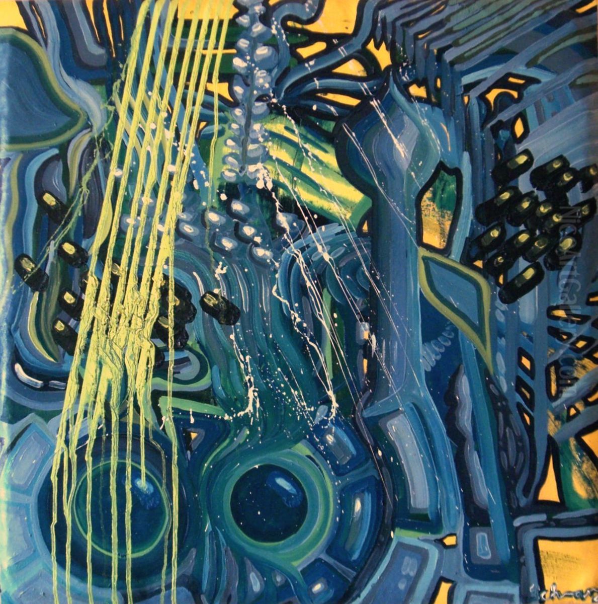 Libelle Oil Painting by unknown