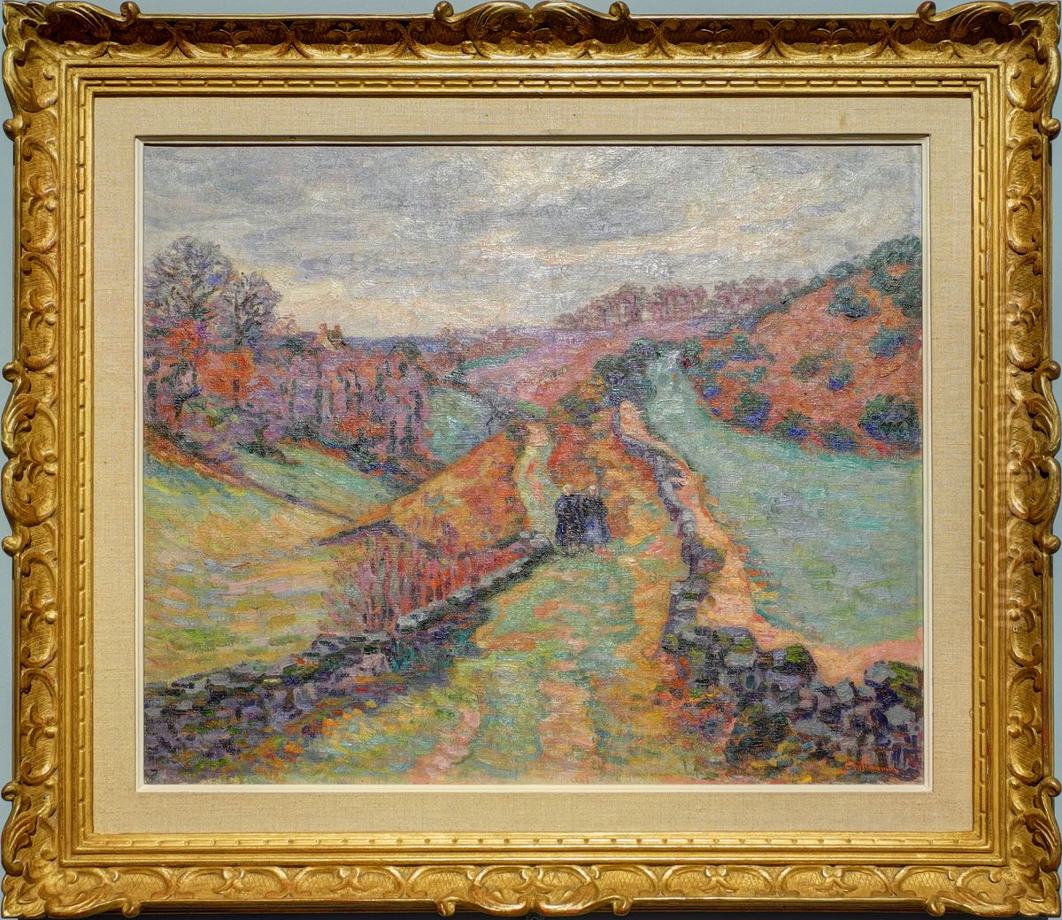 Chemin pres de Crozant. Oil Painting by Armand Guillaumin