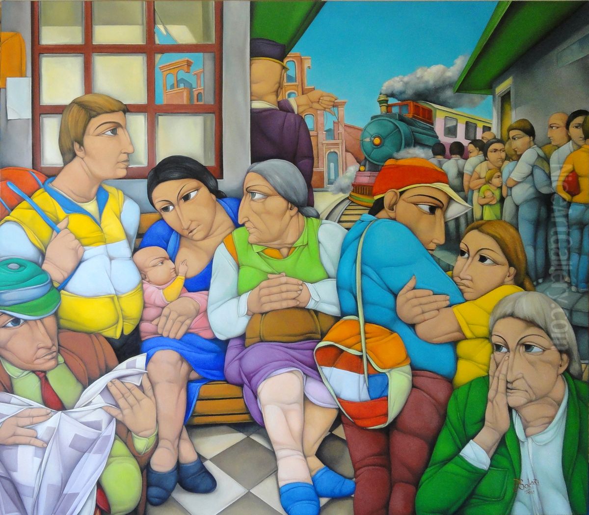 Una vuelta mas Oil Painting by unknown