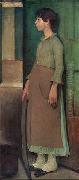 A empregadinha Oil Painting by Joseph Bail