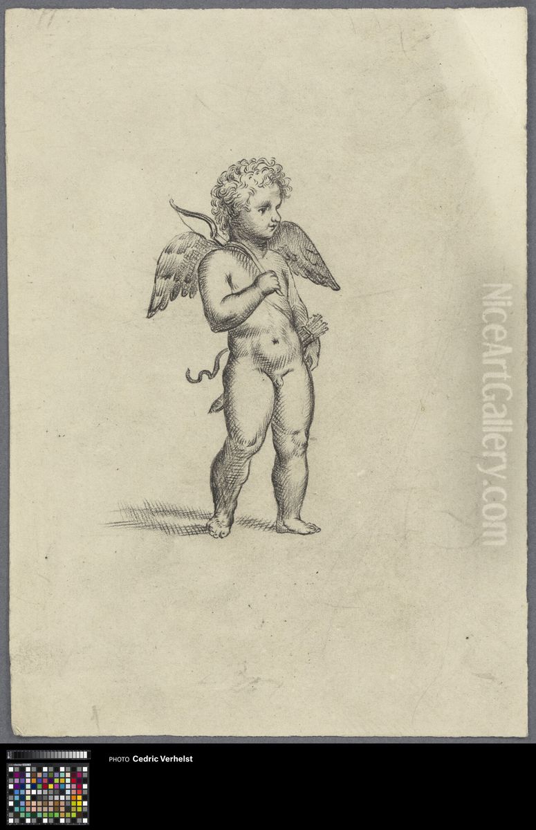 Standing Cupid Oil Painting by Musea Brugge