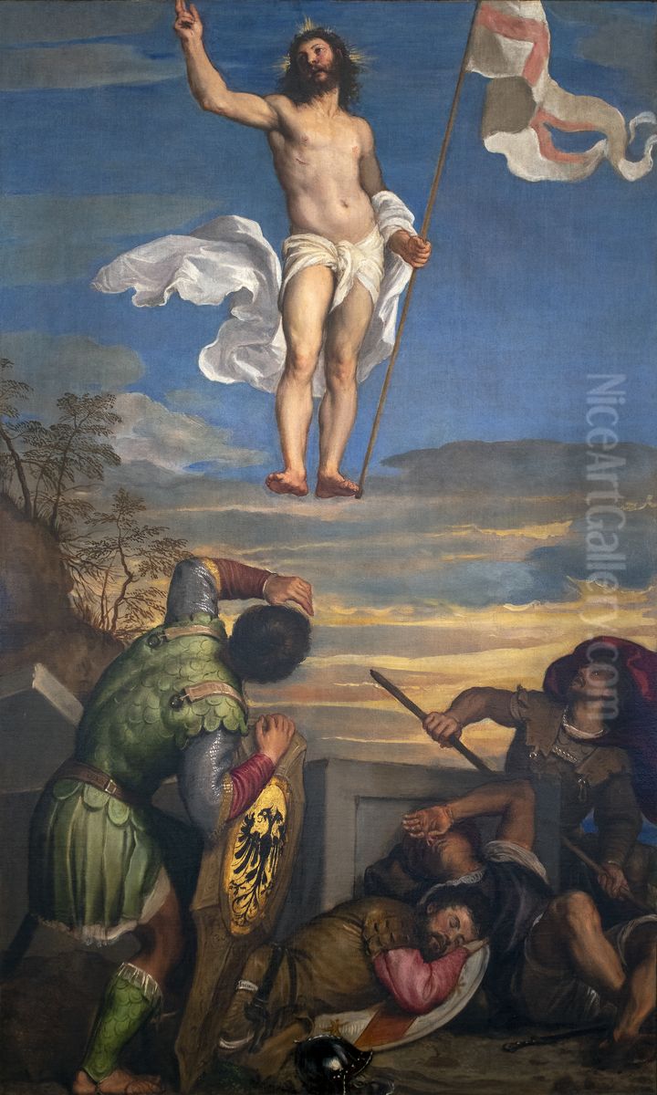 Resurrezione di Cristo Oil Painting by Titian