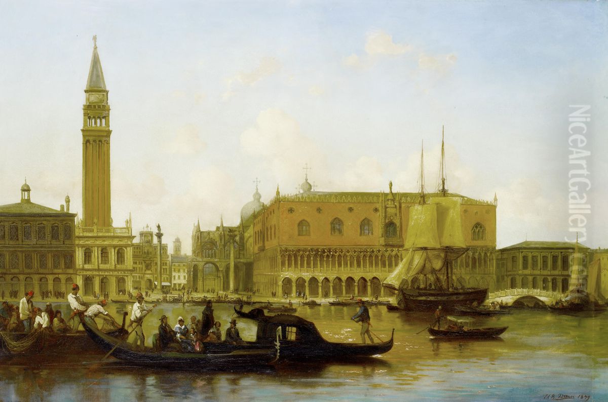 The Grand Canal, Venice Oil Painting by unknown