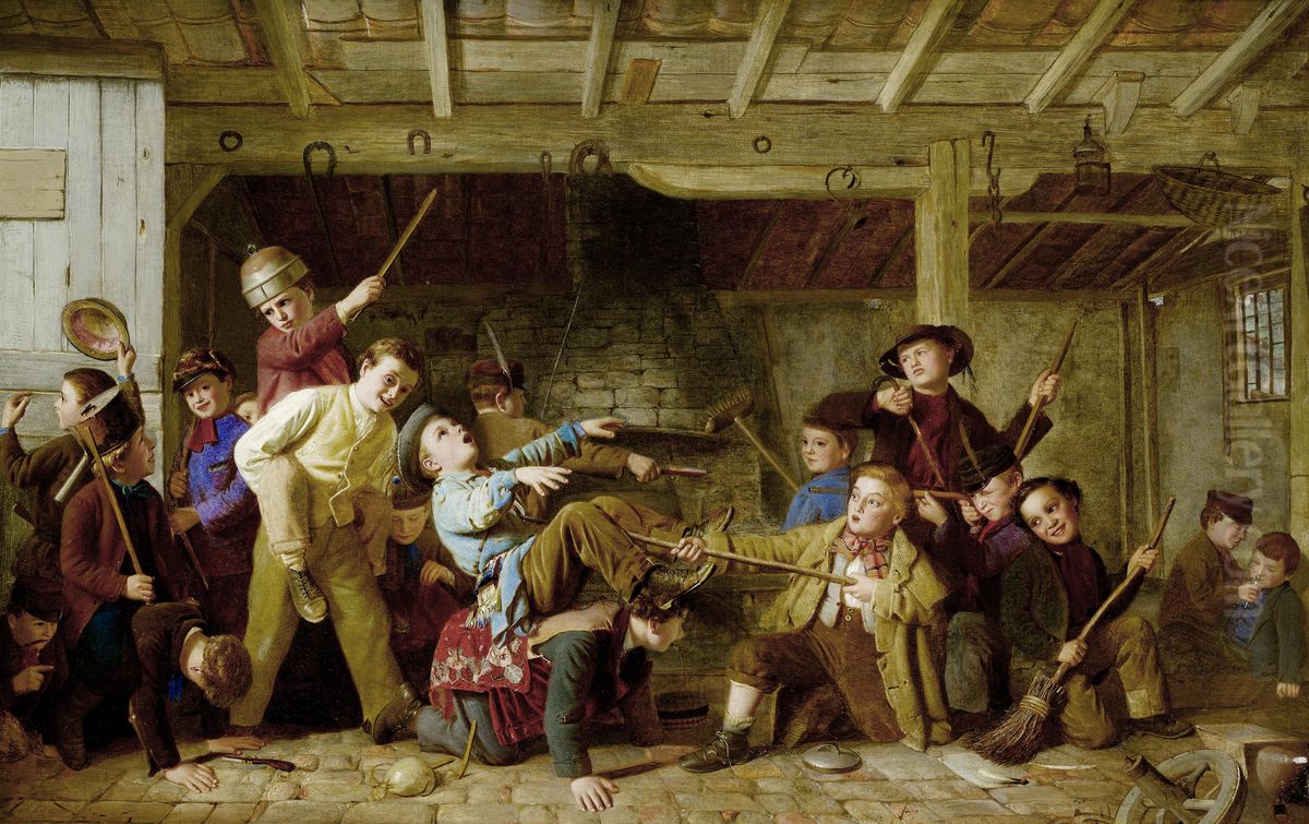 Charge of the Light Brigade Oil Painting by unknown