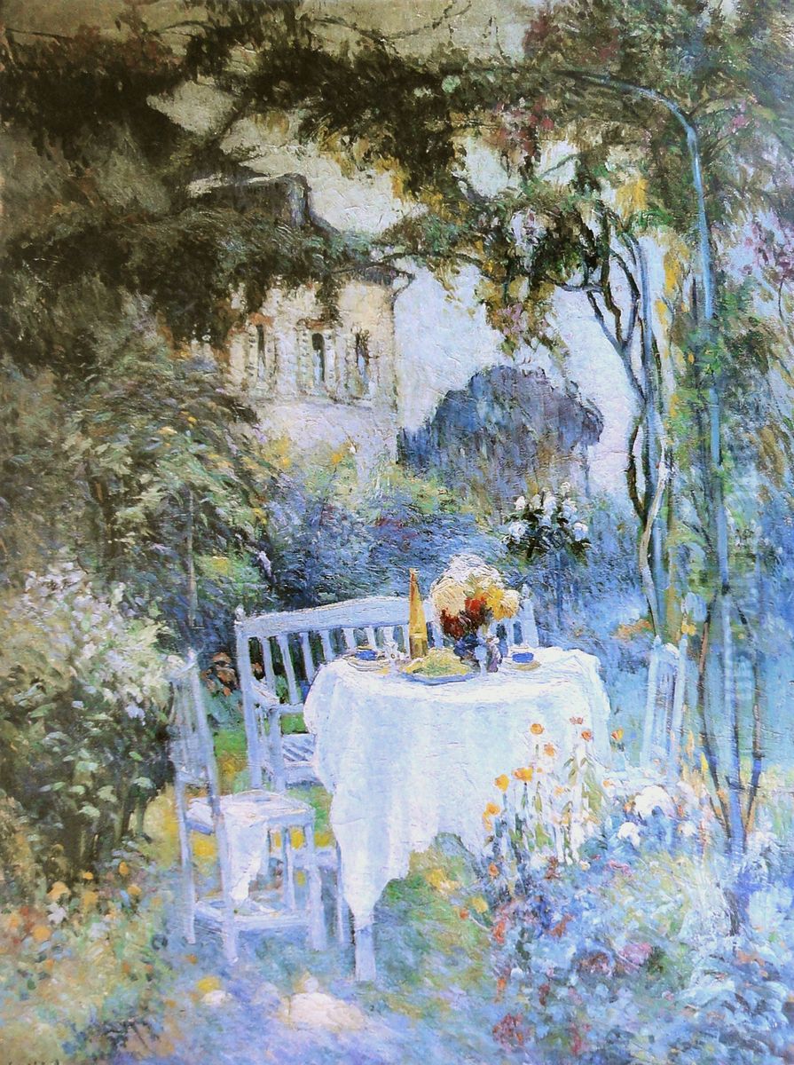 Le jardin Oil Painting by Robert Antoine Pinchon