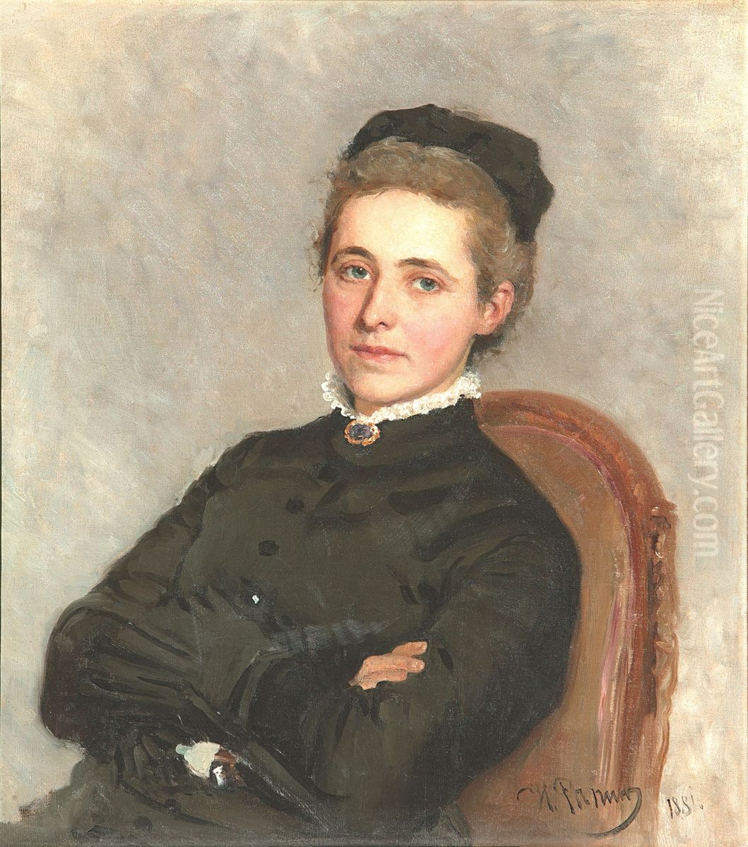 <<Delt va Yulia Bogdanovna Repman>> Oil Painting by Repin Iliya